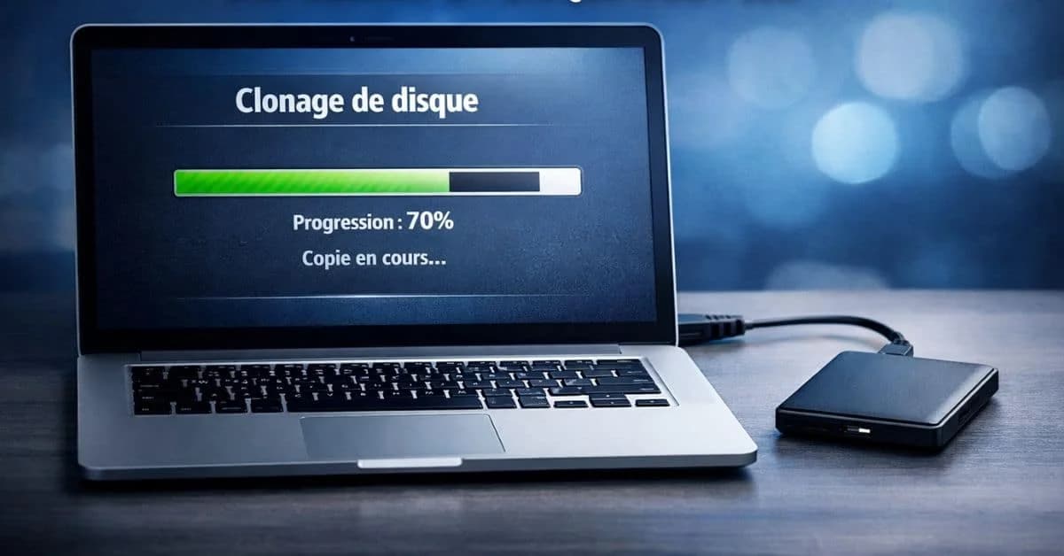 Clonage de disque dur vers un support externe